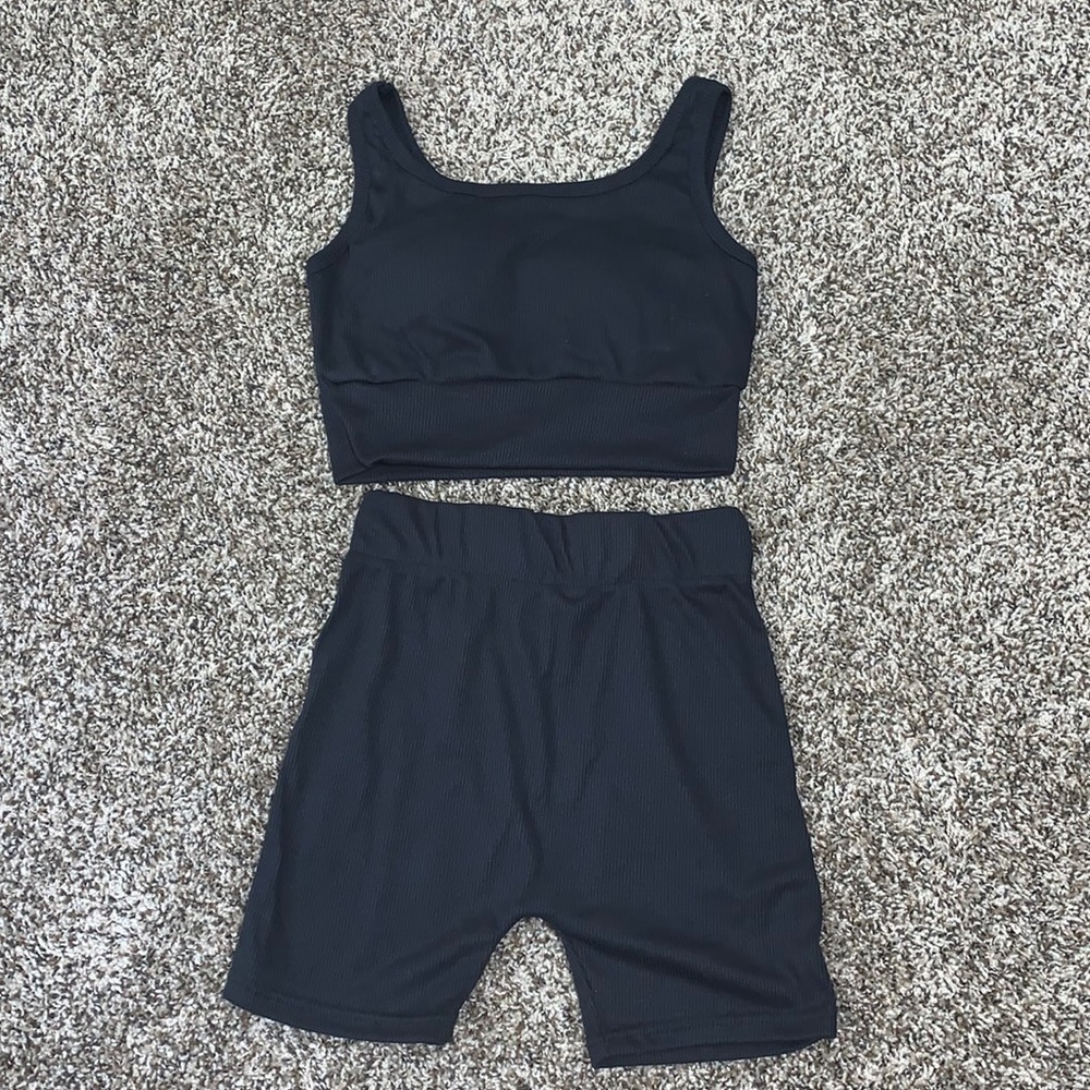 Biker short set